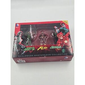 DC Comics Eaglemoss JLA Masterpiece Collection Flash Green Lantern Arrow Box Set